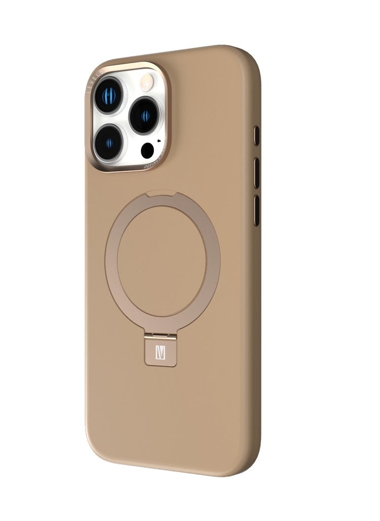 ليفيلو غطاء Levelo Iris Pro المعدني المصنوع من السيليكون السائل لسلسلة iPhone 15  - Image 5
