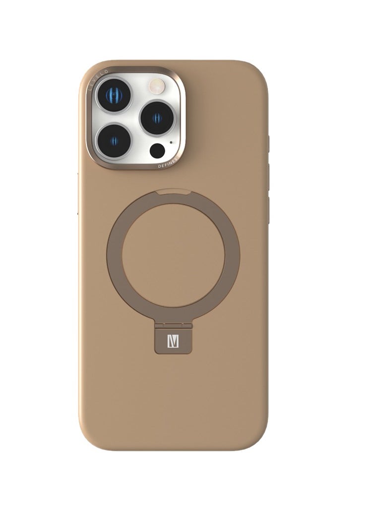 ليفيلو غطاء Levelo Iris Pro المعدني المصنوع من السيليكون السائل لسلسلة iPhone 15  - Image 4