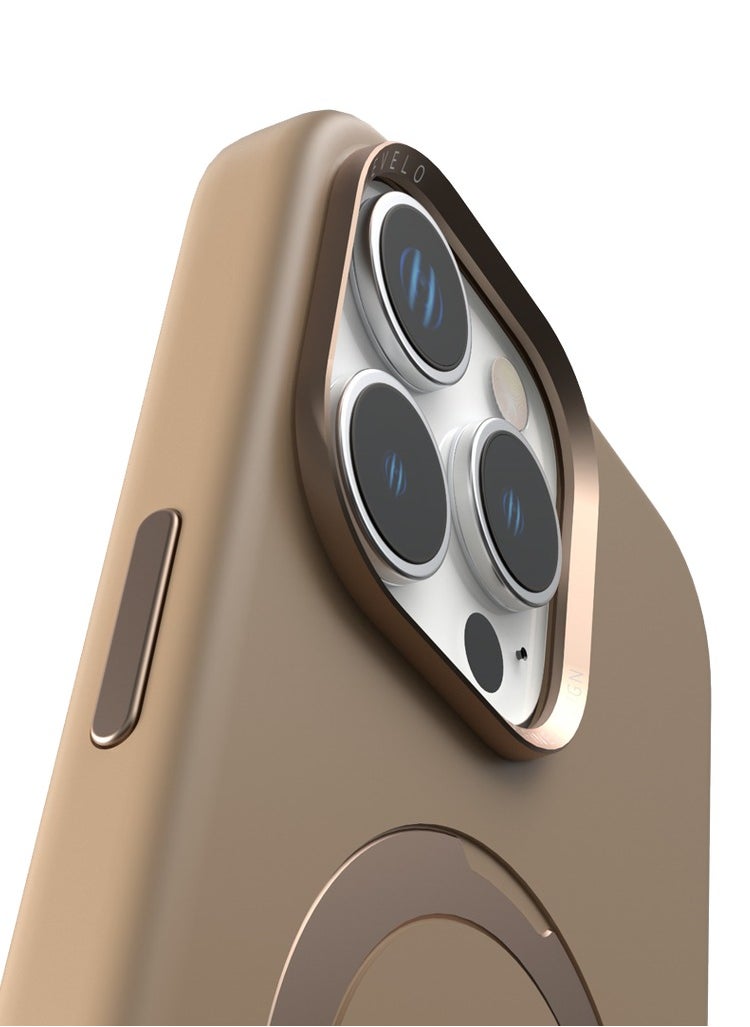 ليفيلو غطاء Levelo Iris Pro المعدني المصنوع من السيليكون السائل لسلسلة iPhone 15  - Image 2