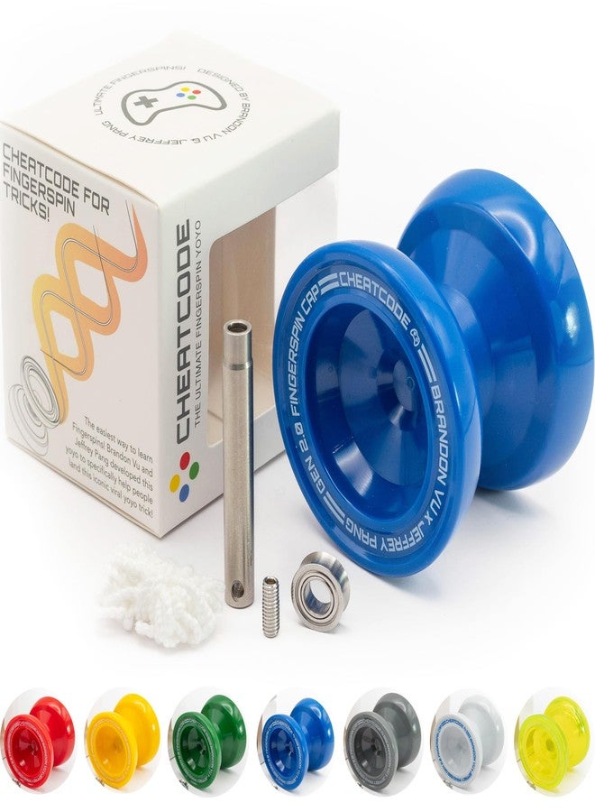 Cheatcode Yoyo by Brandon Vu | Master Fingerspin Tricks | A Responsive & Unresponsive Yo-yo for Kids, Teens & Adults | Great Yo Yo For Beginners | Extra Professional Ball Bearing Kit Included | Offset - Image 1