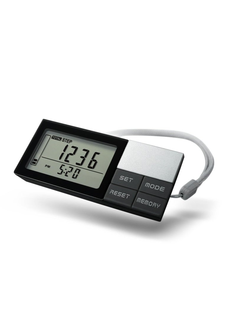 Generic - 3D Step Counter Pedometer with Large Digital Display, Lanyard, Calorie Tracker, 7-Day Memory, Accurately Tracks Steps for Men, Women, Kids, and Seniors. Perfect for Walking! - Image 1