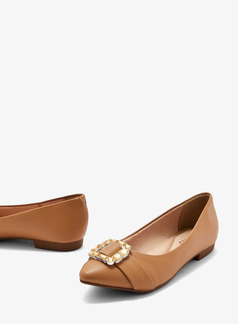 Beira Rio Tan Low Heels Pump for Women – Elegant Office Heel Shoes & Classic Pumps for Girls for Women | Best Price UAE