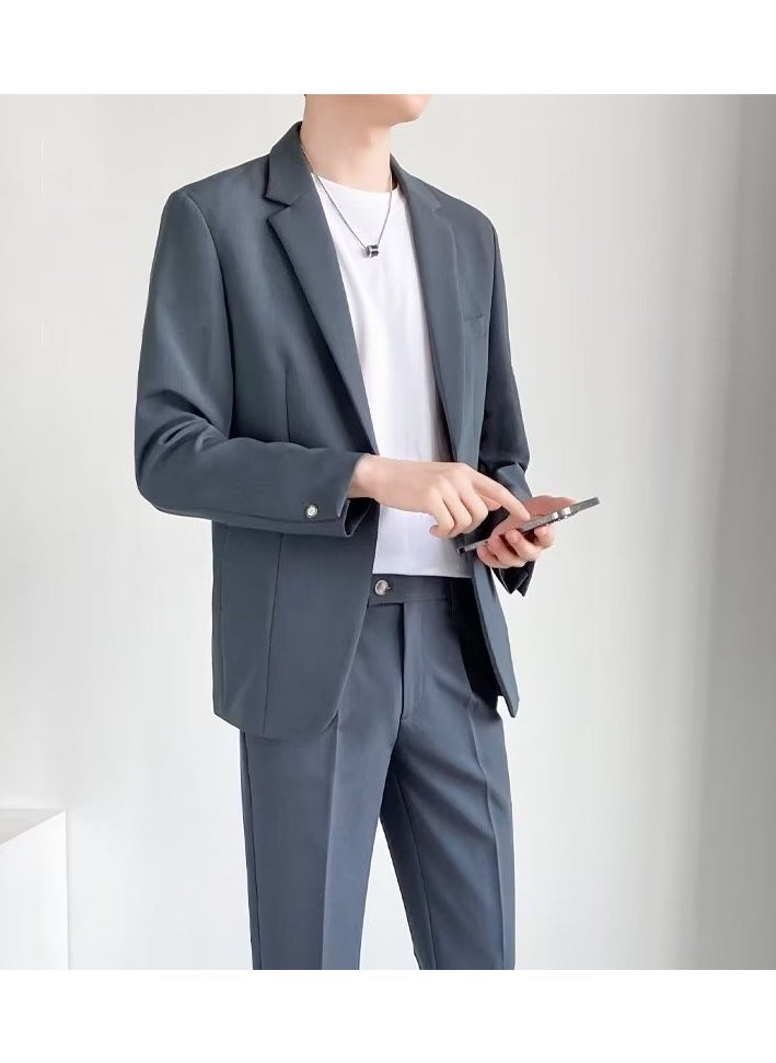 Shougu New Business Casual Slim-fit Men's Suit Sets  - Image 1