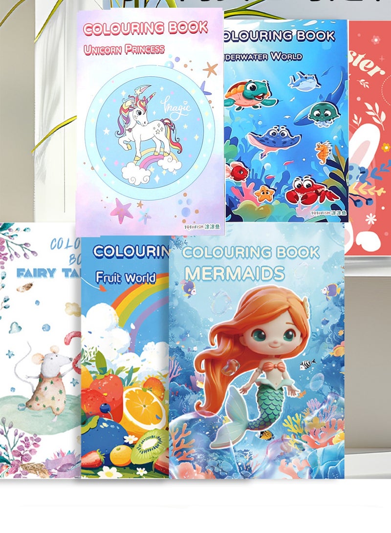 Splendors 10 Pieces Coloring Books For Kids Classroom Activity Children Early-education Toys Perfect Gift - Image 3