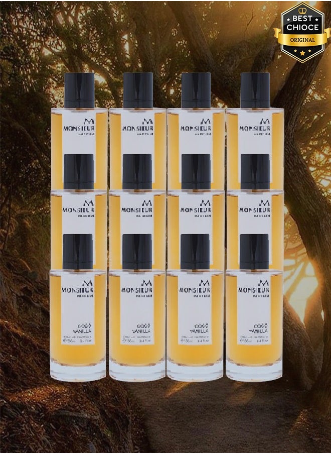 ألينا كوريل 12 قطع عطر مونسيور كوكو فانيليا 100 مل  - Image 1
