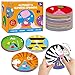SpriteGru Alphabet Learning Toy ABC Letters Numbers Animals Sight Words Spinning Game 36 PCS Montessori Educational Round Cards for Toddlers Kids 35 - Image 2