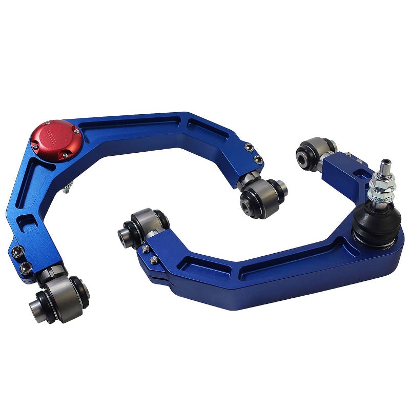 2PCS f150 Upgraded Aluminum Forged Front Upper Control Arms for 24 Lift Kit Compatible with 20042022 Ford F150 Suspension Leveling Lift FUCA WAdjustable Ball Joints Rod End Bearing Bushing