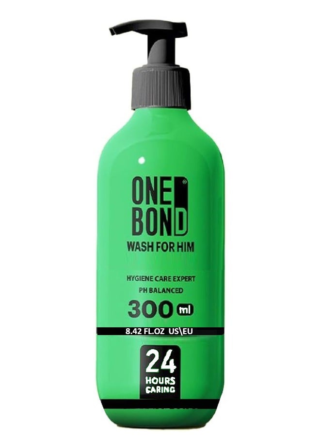 ONE BOND - Intimate Wash For Men One Bond Green 300 Ml - Image 1