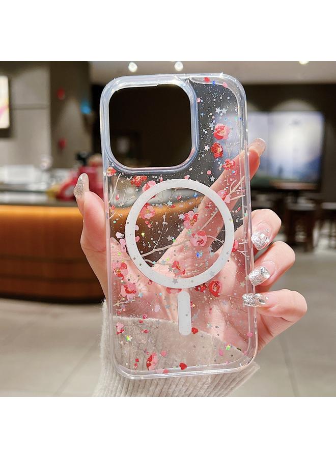 S-TOP Case For iPhone 15 Pro Spring Garden MagSafe TPU Phone Case - Image 3