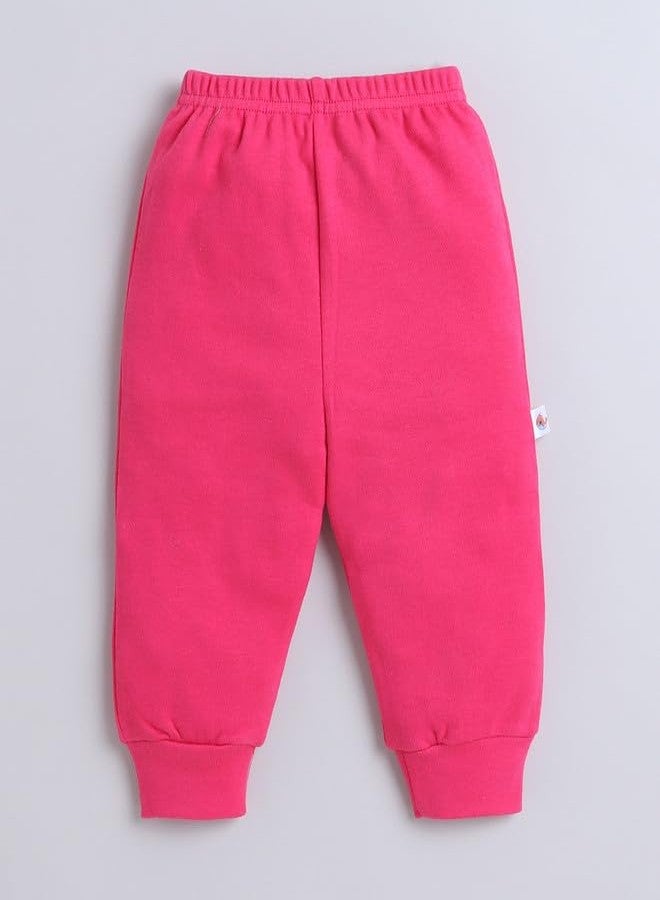 BUMZEE Yellow & Pink Full Length Girls Cotton Pyjamas Pack of 4 Age - 3-6 Months (Peb9986B-ylw.pnk) - Image 3