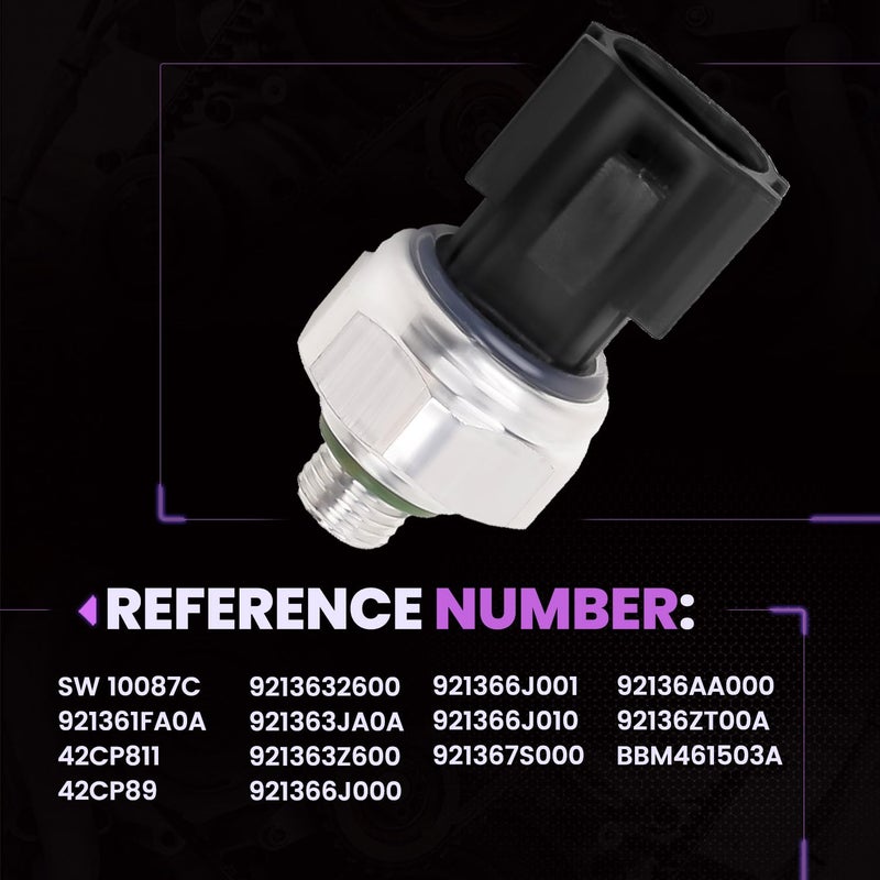Pnkauto 921361FA0A A/C Pressure Switch, Compatible with Nissan 350Z 370Z Altima Maxima Titan Versa, M-azda CX-3 CX-5 CX-7 CX-9, Infiniti FX35 FX45 M45 Q50 Q60 Q70, HVAC Pressure Transducer Replace#921363Z600 - Image 3