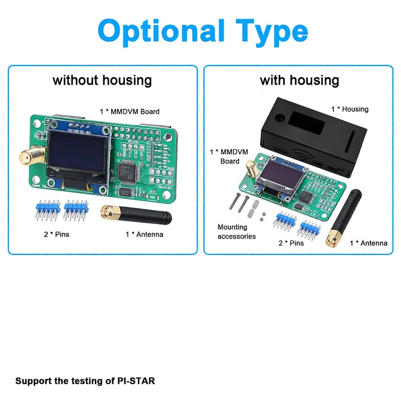 لوحة توسيع نقطة الاتصال الرقمية MMDVM لـ Raspberry Pi - لوحة اتصالات راديو رقمية متعددة الاستخدامات للهواة والمهنيين تدعم البرامج الثابتة مفتوحة المصدر - Image 3