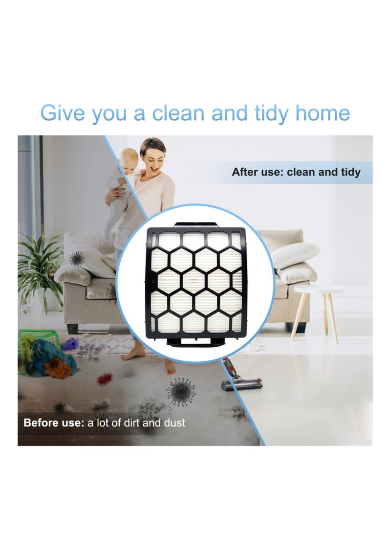 SYOSI - Replacement Filter Set for Shark NV602UK NV602UKT NV702UK NV702UKT Upright Vacuums OEM (1+2) - Image 1
