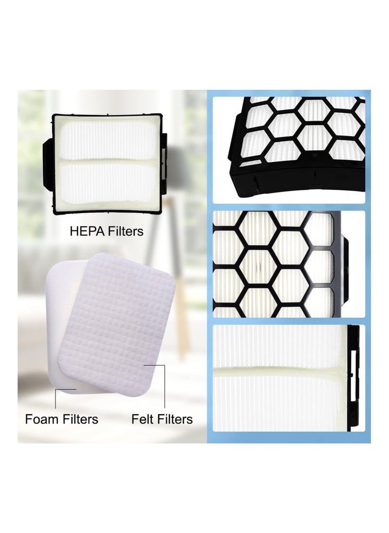 SYOSI - Replacement Filter Set for Shark NV602UK NV602UKT NV702UK NV702UKT Upright Vacuums OEM (1+2) - Image 1