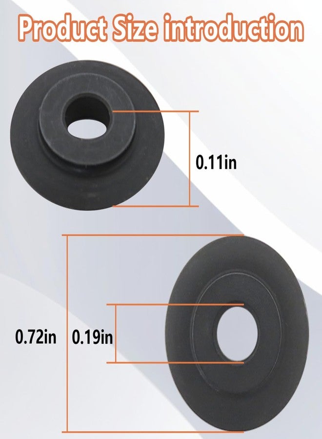 XSPANDER 41317 E-3469 Tubing Cutter Replacement Wheel Fit for RIDGID 101 103 104 117 118 150 151 152 153 205 Pipe Cutter Accessories, 4-Pack - Image 3
