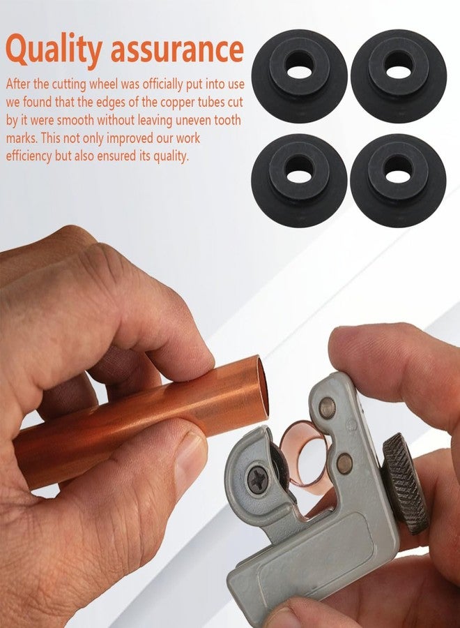 XSPANDER 41317 E-3469 Tubing Cutter Replacement Wheel Fit for RIDGID 101 103 104 117 118 150 151 152 153 205 Pipe Cutter Accessories, 4-Pack - Image 5