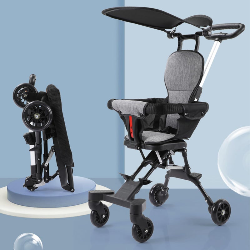 INGUNAR Lightweight Stroller, Convenience Baby Stroller, Lightweight Easy Fold Compact Toddler Stroller and Baby Stroller forTravel, Large Storage Basket, Multi-Position Recline New - Image 1