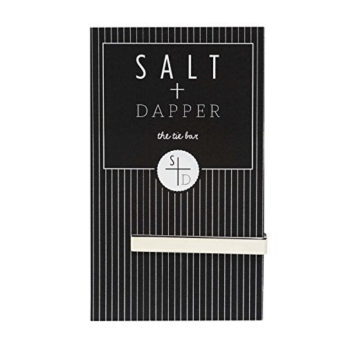 Jacob Alexander Salt + Dapper Men's Woven Silk Luxury Tie With Tie Bar & Giftbox - Black Paisley - Image 5