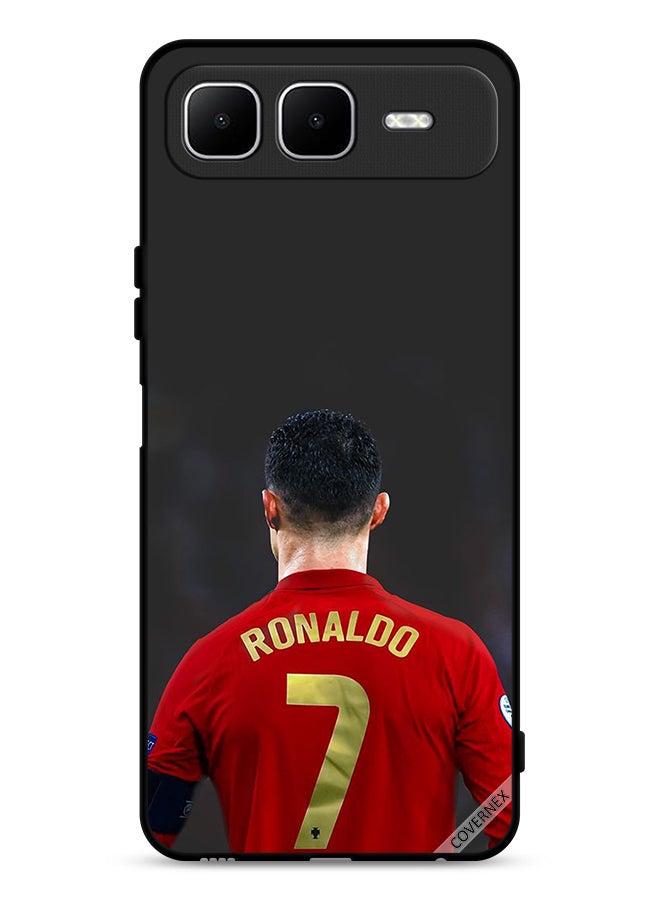 Covernex Infinix Smart 10 Plus Protective Case Cover Ronaldo The Goat Of Football