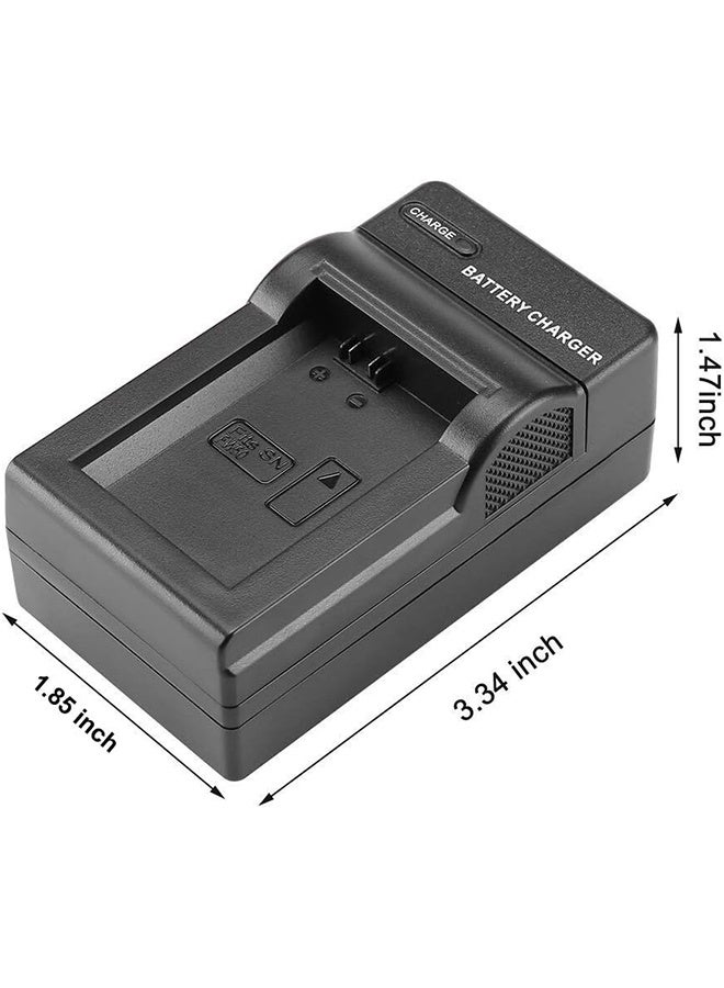 Quantum Battery Charger, Mini Battery Charger Kit, Battery Charger for Canon LC-E10 LC-E10C LC-E10E Batteries for Canon EOS Rebel T7 T6 T5 T3 T100 4000D 3000D 2000D 1500D 1300D 1200D 1100D Cameras Battery Quick Chargers with Power Supply Cord - Image 2