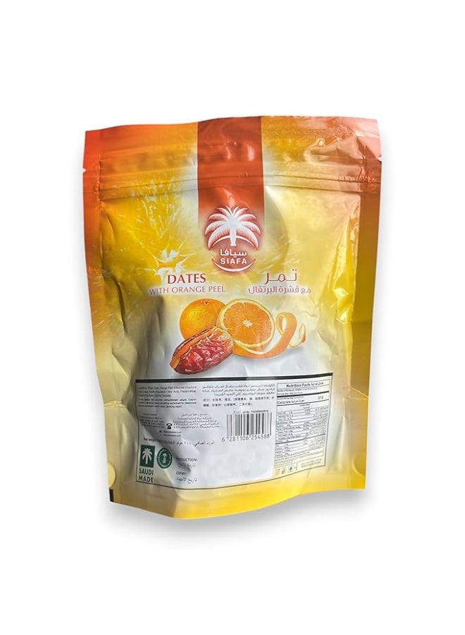 Siafa Premium Dates with Orange Peel – 100g – Natural Fusion of Sweet Dates and Zesty Citrus - Image 3