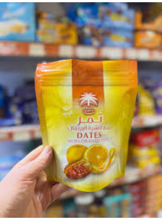 Siafa Premium Dates with Orange Peel – 100g – Natural Fusion of Sweet Dates and Zesty Citrus - Image 4