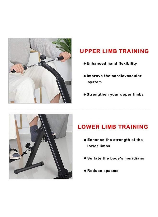 Generic - Pedal Exerciser Bike Upper And Lower Limbs Exercise Thigh Workout Machine Home Gym - Image 1