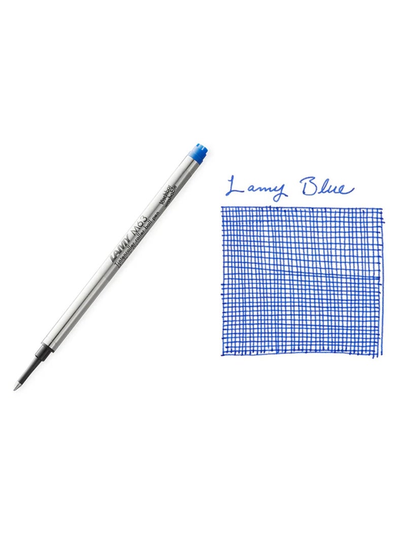 1-Piece M63 Rollerball Pen Refill Blue Ink