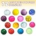 ArtCreativity 125 Inch Rubber Poppers Mix for Kids Bulk Pack of 72 PopUp Half Ball Toys Fun Assorted Designs and Colors Old School Retro 90s Toys Birthday Party Favors and Treat Bag Fillers - Image 4