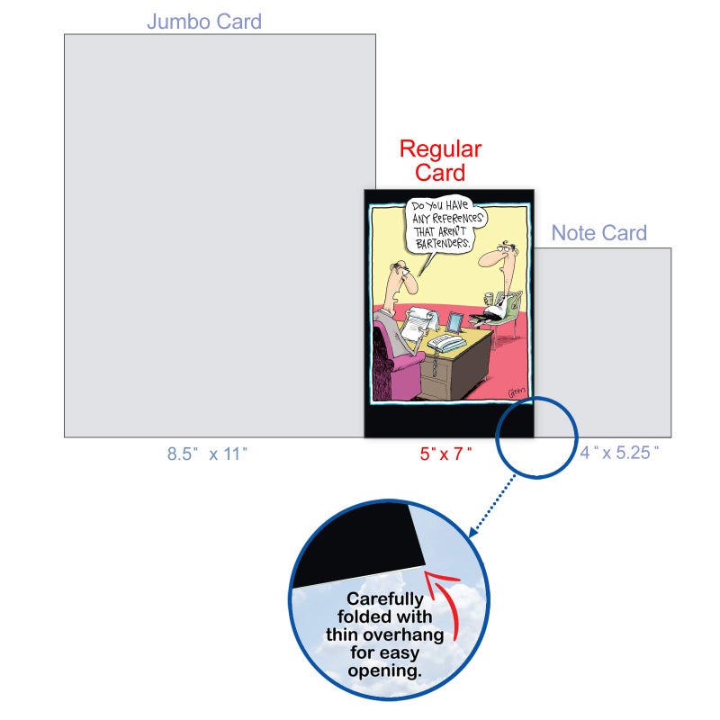 NobleWorks - 1 Funny Graduation Card with Envelope - Cartoon Humor Card for Graduate, College or High School - Do Your Laundry 3942 - Image 4