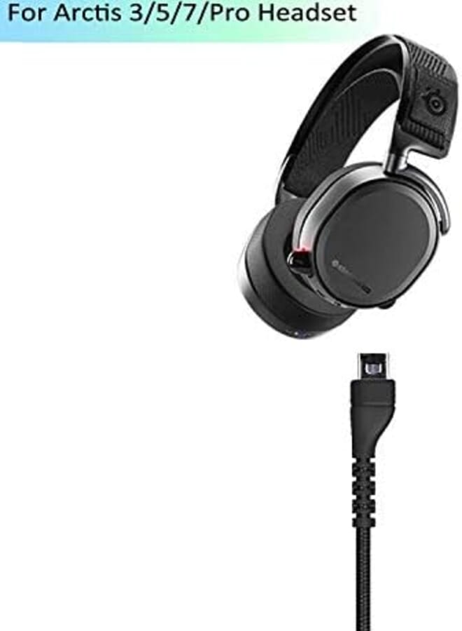 Azddur Replacement Audio Cable For Steelseries Arctis 3 Arctis Pro Wireless Arctis 5 Arctis 7 Arctis Pro Gaming Headset 2M 6.5 Feet - Image 2
