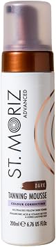 St. Moriz St Moriz Advanced Colour Correcting Tanning Mousse in Dark With Hyaluronic Acid Vitamin B5 Advanced Skin Care Benefits Brightens Medium to Dark Skin Tones FastDrying Vegan Fake Tan 200ml - Image 1