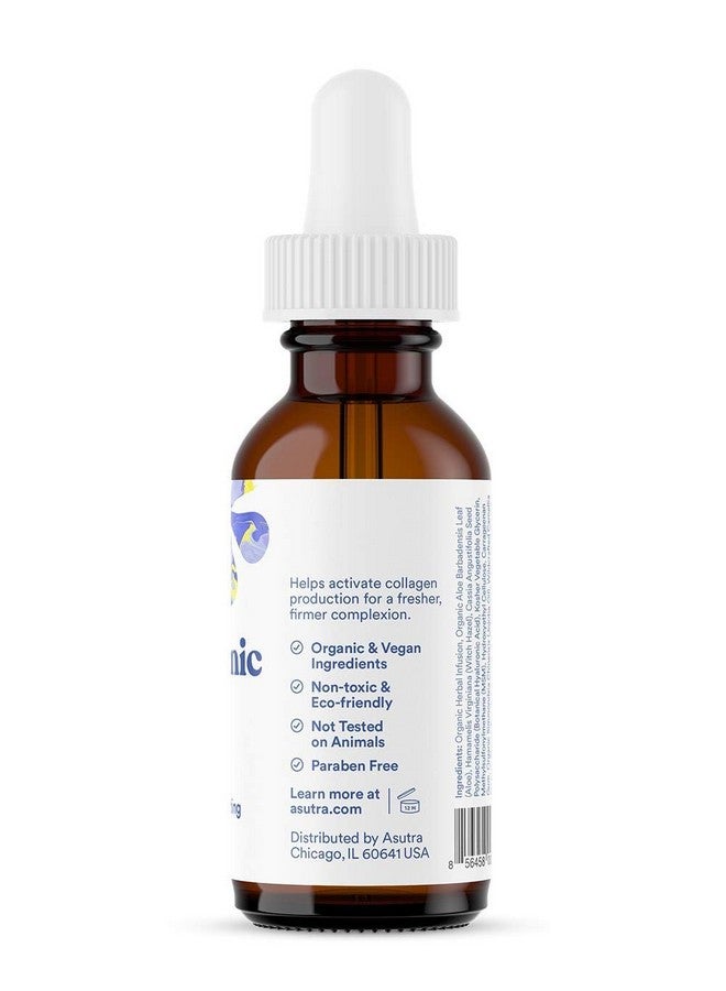 ASUTRA Hyaluronic Acid Serum for Face, 1 fl oz (Pack of 2)- Vitamin C & E, Aloe, Green Tea, Geranium & Jojoba Oil, Plumping Face Serum, Hydrating Facial Skin Care - Image 4