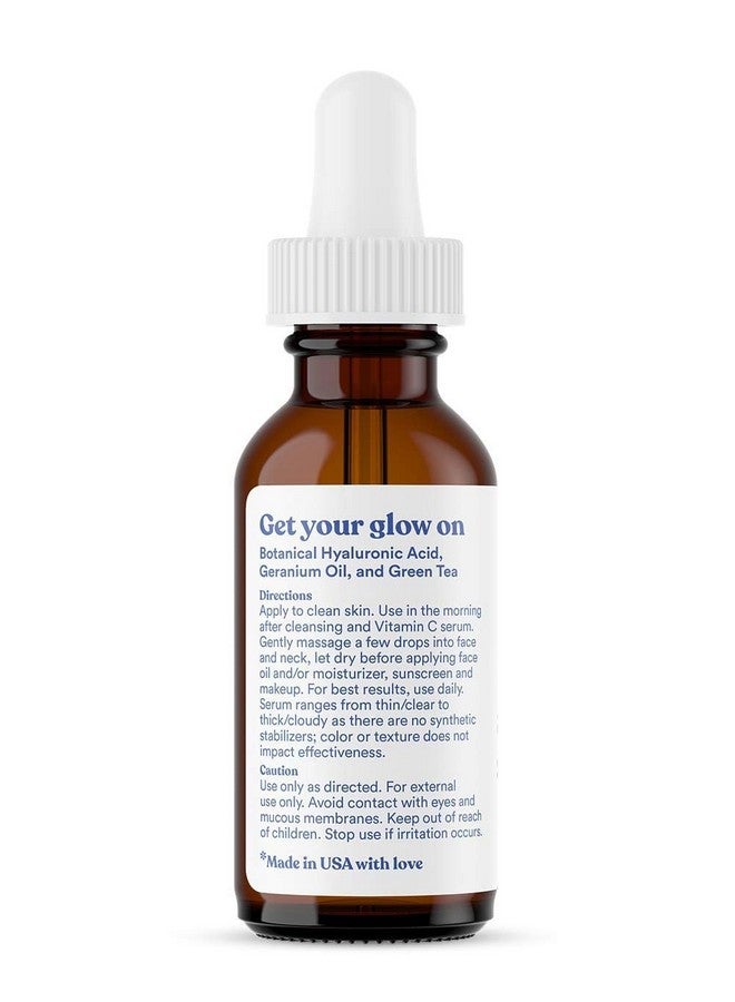 ASUTRA Hyaluronic Acid Serum for Face, 1 fl oz (Pack of 2)- Vitamin C & E, Aloe, Green Tea, Geranium & Jojoba Oil, Plumping Face Serum, Hydrating Facial Skin Care - Image 3