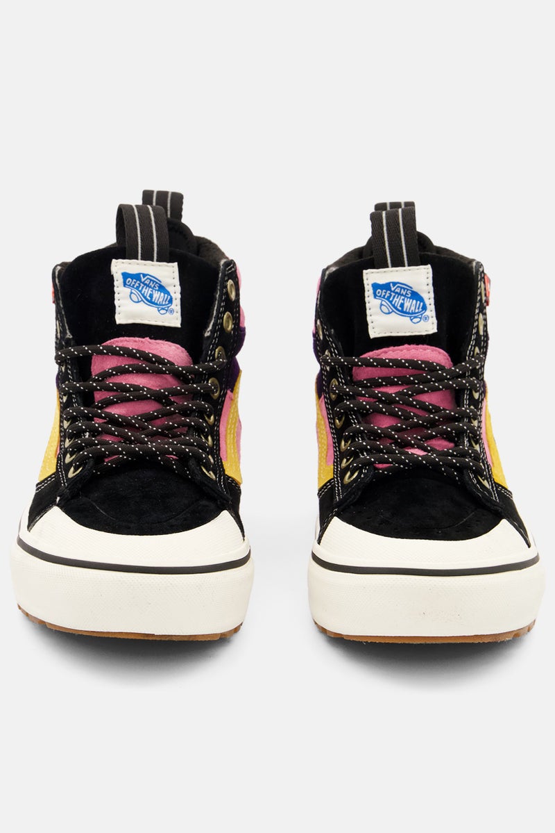 VANS أحذية التزلج النسائية عالية القطع مع رباط، مجموعة سوداء - Image 3