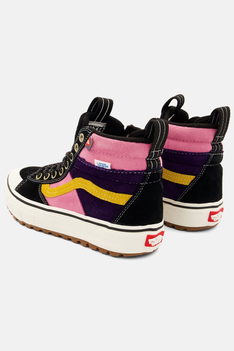 VANS أحذية التزلج النسائية عالية القطع مع رباط، مجموعة سوداء - Image 2