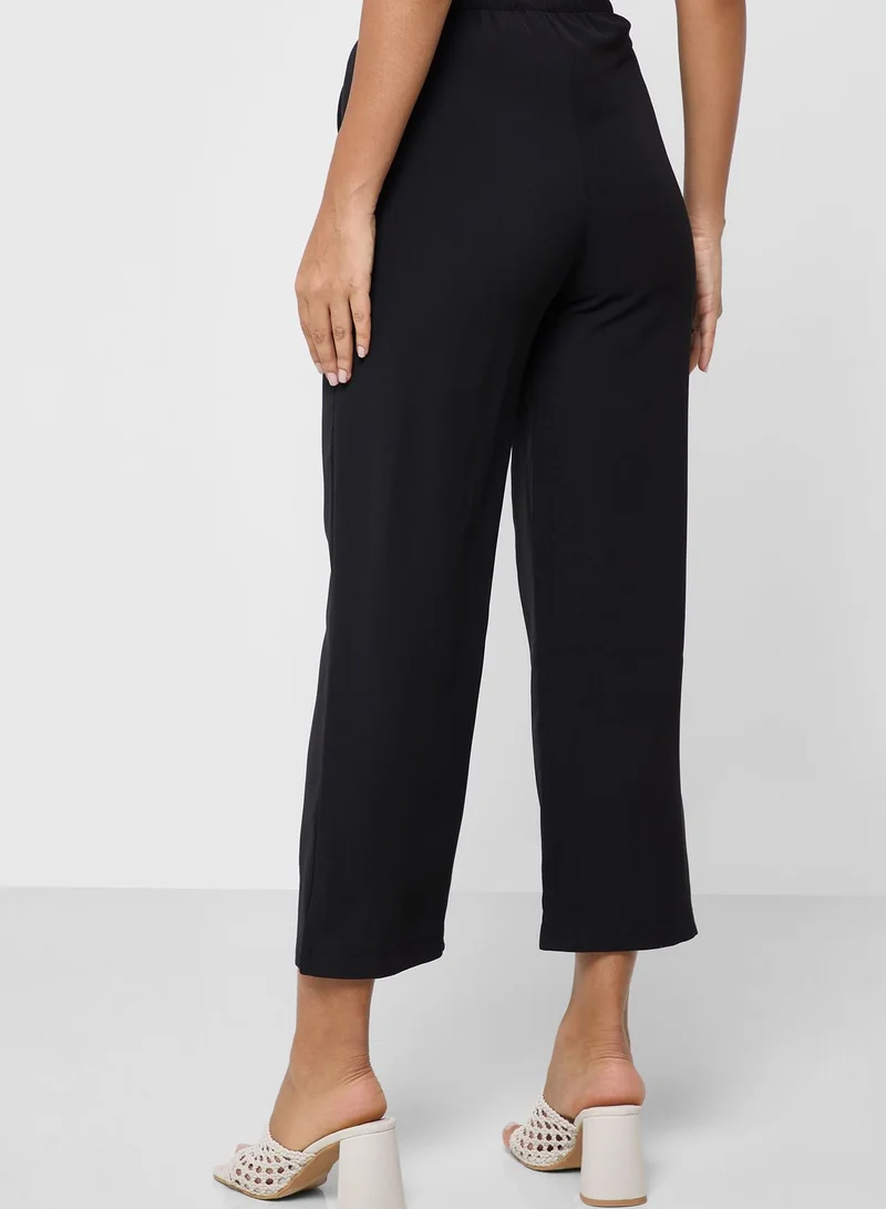 ELLA High Waited Slant Flap Pants