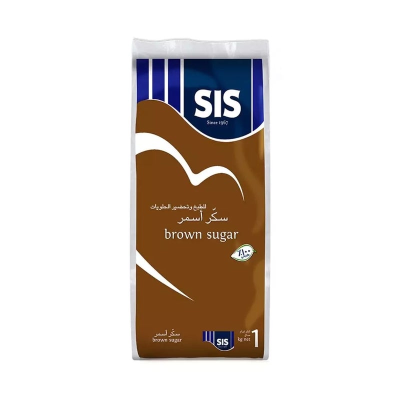 SIS سكر بني داكن من قصب السكر النقي - 1 كجم - Image 1