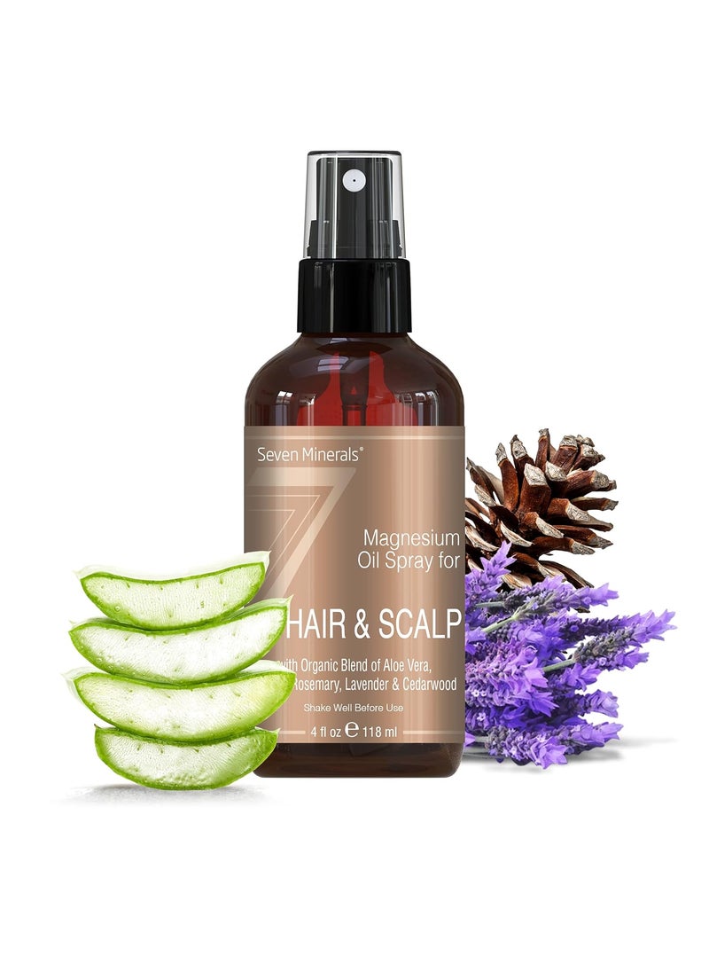 Seven Minerals - Seven Minerals Antihair Loss Treatment  Magnesium Spray for Men and Women  Made in USA  100 Percent Natural and Organic  eBook Included New - Image 1