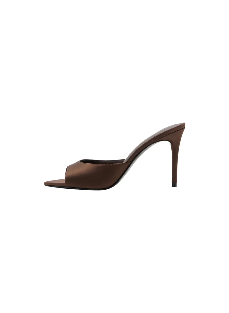 Mango Satin high-heeled sandal
