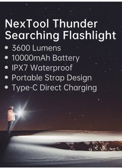 Nextool NexTool 3600 Lumens Thunder Searching Flashlight  - Image 2