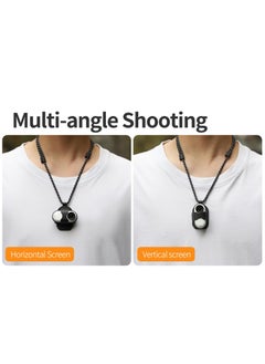 Excefore Magnetic Neck Mount Holder for Insta360 Go 3, Hands-Free Necklace Holder with Lanyard Strap, Multifunctional POV/Vlog Selfie Video Recording Accessory  - Image 5