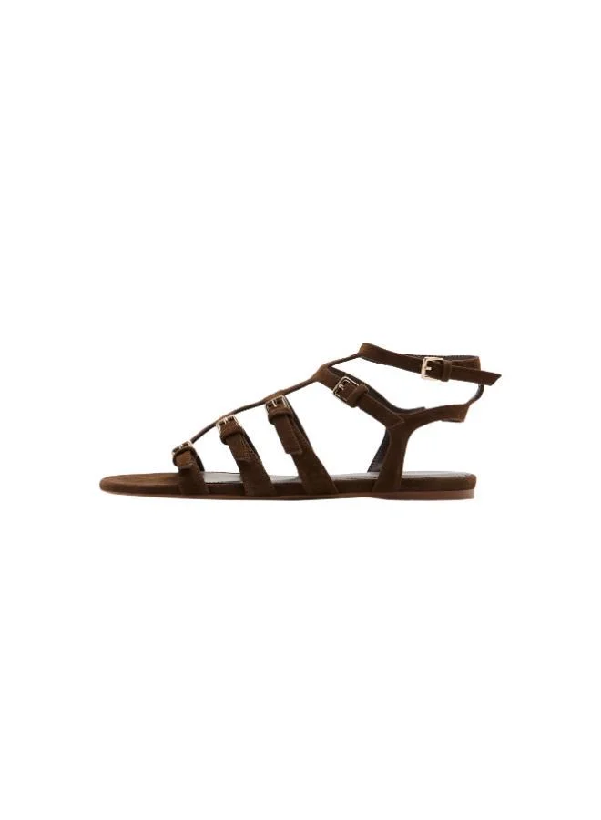 مانجو Leather straps sandals