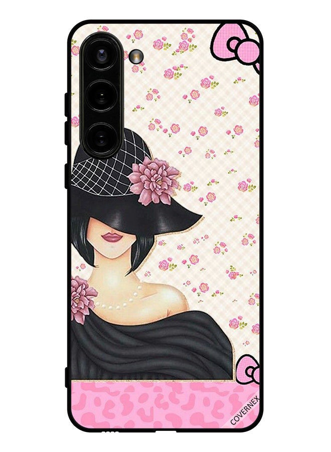 Covernex Protective Case Cover For Samsung Galaxy S23 Plus Hat Girl & Eiffel Tower - Image 1