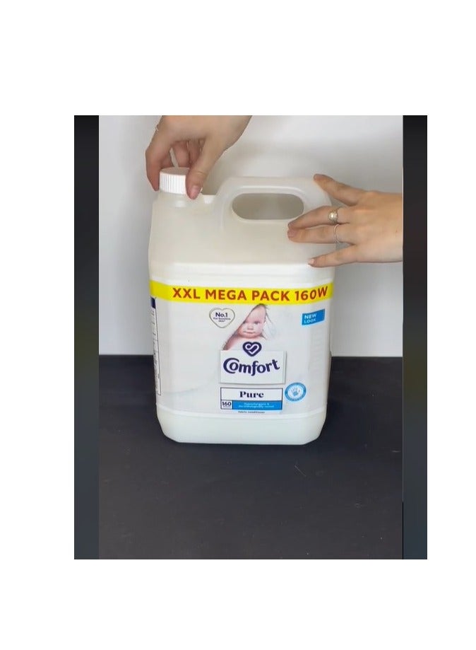 كمفورت منعم أقمشة، ١٦٠ غسلة من منعم الأقمشة المركز والنقي المضاد للحساسية، آمن على بشرة الأطفال الحساسة، ٤.٨ لتر - Image 3