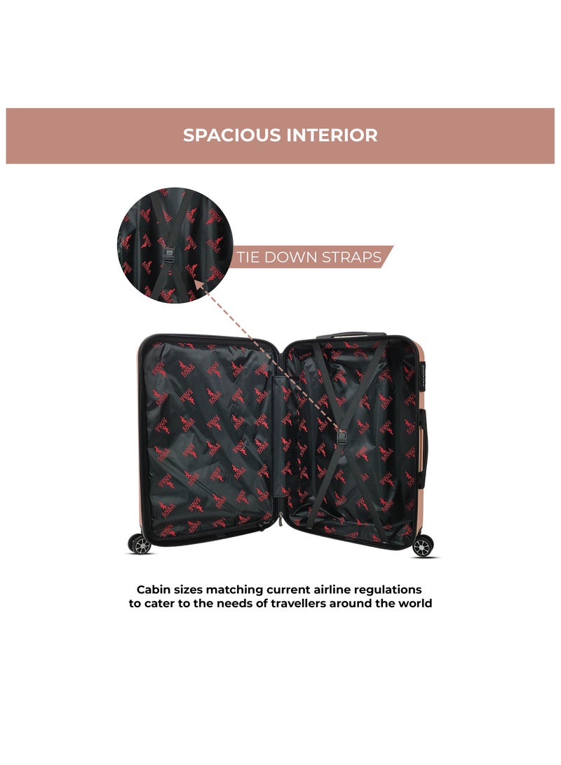 ايجل اكسبريس إيجل إكسبريس ديفيندر حقيبة مقصورة 20 بوصة - وردي فاتح - ABS وقفل مدمج - غطاء حماية مجاني - ضمان لمدة عام - Image 5