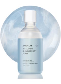 P.CALM PCALM Hyaluron Doubleshot Toner 200ml  Vegan Deep Hydrating Facial Toner with Hyaluronic Acid Gryceryl Glucoside Centella Asiatica for Sensitive Skin  Korean Skincare 