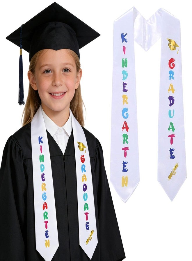 YOUDRN Preschool Kindergarten Graduation Stole Sash with 2 Inch Metal Graduation Medal Awards, 2026 Preschool Kindergarten Grad Gift Party Favor Supplies - Image 1