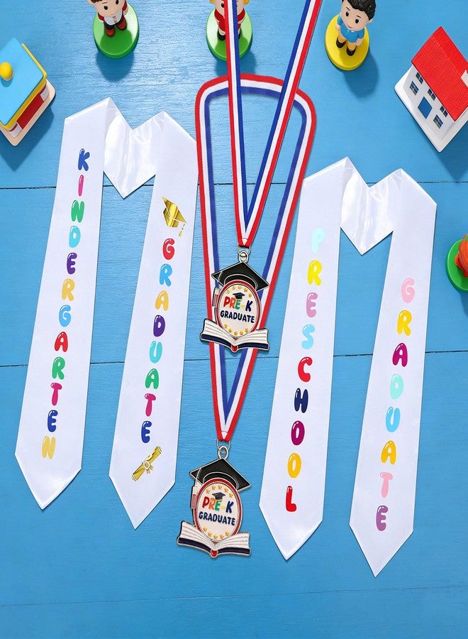 YOUDRN Preschool Kindergarten Graduation Stole Sash with 2 Inch Metal Graduation Medal Awards, 2026 Preschool Kindergarten Grad Gift Party Favor Supplies - Image 4