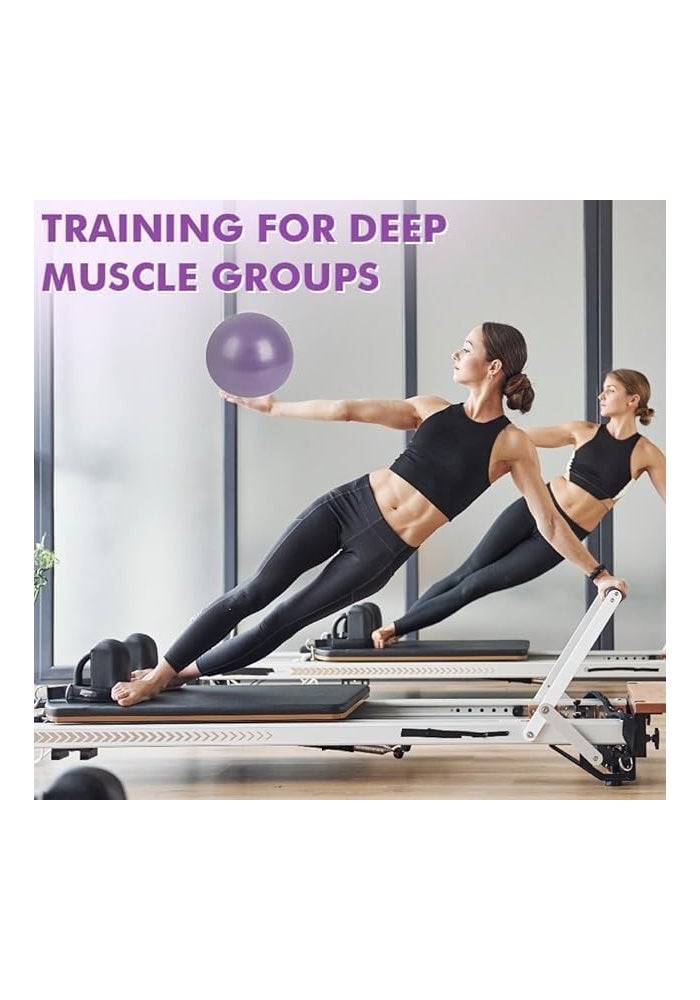 Maxmana Secret 6pcs Pilates Ring Circle Set for Home Workout - Purple - Image 4